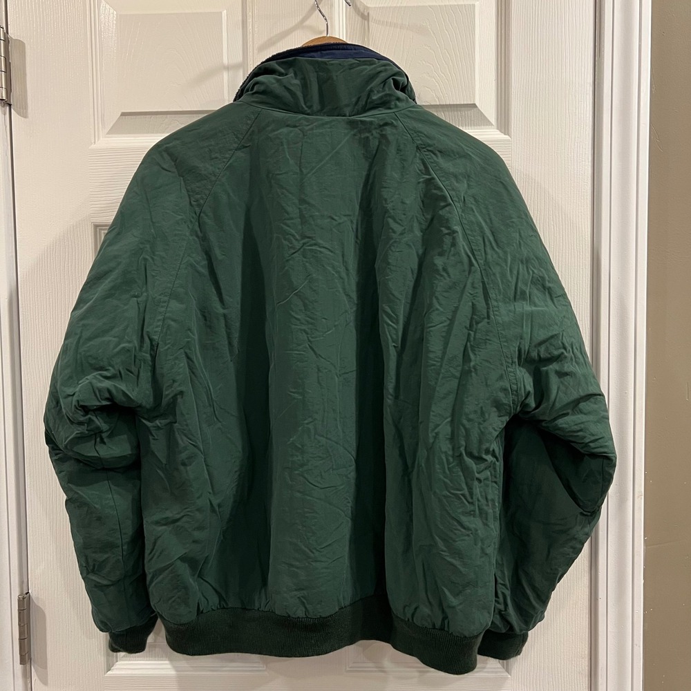 Walt Disney World Mickey Mouse Fleece Lined Bomber Jacket Green Mens Medium - Picture 8 of 12
